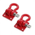 thumbnail image 3 of 16X Metal Climbing Trailer Tow Hook Hooks Buckle, Winch Shackles for 1/10 Scale RC Crawler Truck D90 SCX10 Car,Red, 3 of 8
