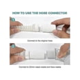 thumbnail image 2 of For Airmini Pro Hose Connector Connect Airmini Hose To Any 22 Mm Nasal Mask Or Full Face Mask Model, 2 of 5