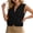 A_Black, variant on Womens Casual Lightweight Outdoor Fishing Work Safari Travel Photo Cargo Vest Jacket Multi Pockets Sky Blue M