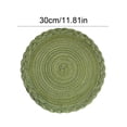 thumbnail image 5 of KGJQ 12 Inch Round Placemats, Polyester Woven Braided Place Mats, Washable Heat Resistant Circle Dining Table Mats for Kitchen, 5 of 8