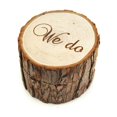 thumbnail image 1 of Caja de madera para anillos de boda en el campo, suministros de boda grabados originales, HACEMOS (marrón), 1 of 2