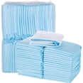 thumbnail image 1 of Disposable Underpads with Light Absorbency, Safe and Skin-Friendly Materials for Bed Protection, Poly Backsheet for Leak-proof Design, Easy to Use for Puppy Training and Furniture Protection (100Pcs), 1 of 8