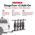 thumbnail image 2 of Yakima StageTwo 2" Premium Platform +2 Bike Tray Vehicle Hitch Add On, Slate, 2 of 9