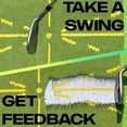 thumbnail image 3 of Golf Training Mat For Swing Detection Batting, Analysis Swing Path And Correct Hitting Posture Golf Practice Mat, 3 of 5