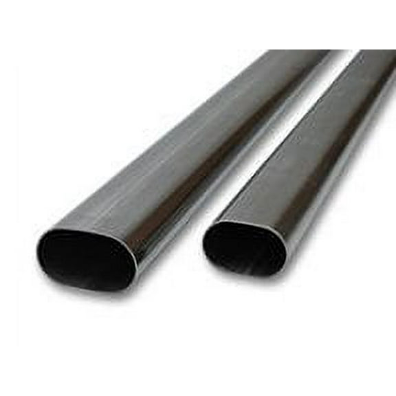 Vibrant Performance 13183 VIB13183 3.5IN OVAL (NOMINAL) T304 STAINLESS STEEL STRAIGHT TUBING - 5 FEET LONG