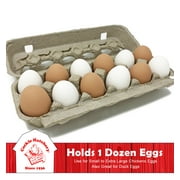 Vented Paper Pulp Egg Cartons (12 Pack)