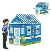 Kid Odyssey Police Station Play Tent Kids Pretend Playhouse, Police Office Indoor outdoor Playhouse