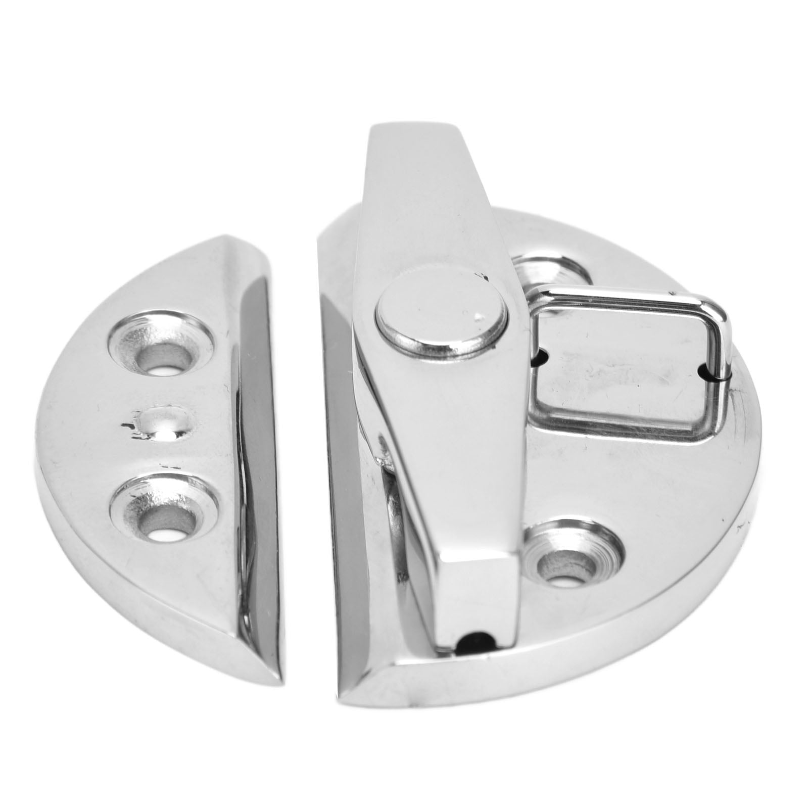 Filfeel Cabinet Round Hinges heavy Duty Hinges boat Door Cabinet Hatch 316 Stainless Steel Round Turn Button Twist Catch Latch Marine Hinge