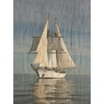 thumbnail image 2 of Lewis, Sheldon 25x32 White Modern Wood Framed Museum Art Print Titled - Yacht Club, 2 of 4