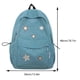 thumbnail image 3 of Mochila linda para mujer Correa ajustable Bolso de viaje al aire libre (azul), 3 of 6