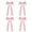 Pink, variant on HUANLEDASH 4Pcs Christmas Velvet Bow Ribbon Gifts Garlands Windows Doors Walls Stairs Bow Embellishments Handmade Decoration