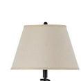 thumbnail image 4 of Benjara 3 Way Metal Body Floor Lamp with Swing Arm and Conical Fabric Shade, Black, 4 of 5