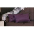 thumbnail image 2 of Set of 2 Purple Modern Lumbar Throw Pillows, 2 of 2