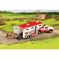Breyer Stablemates Animal Rescue Truck and Horse Trailer Vehicle (132