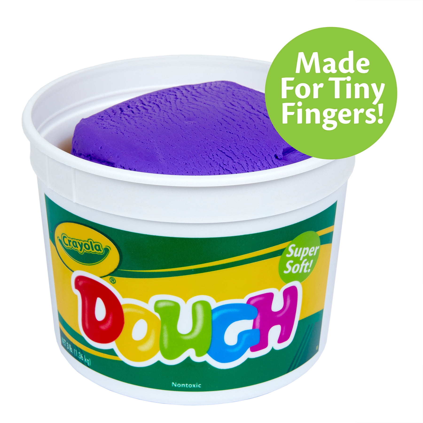 Crayola Modeling Dough, Purple, 3 lbs, Set of 2 buckets