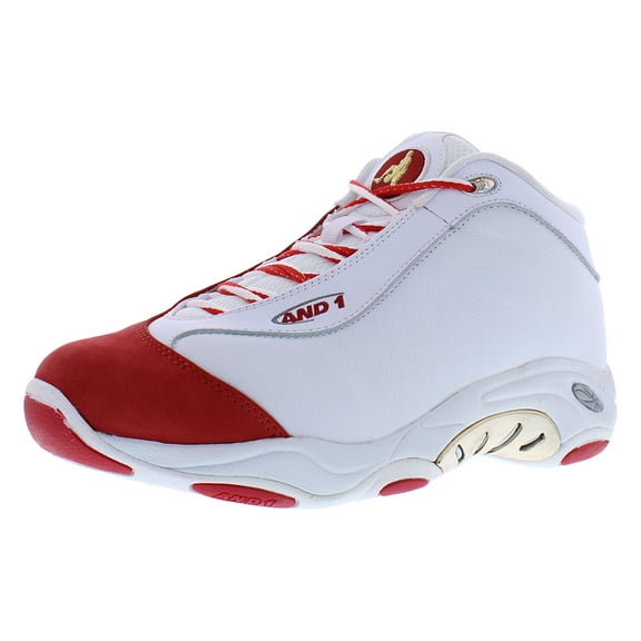 AND1 Tai Chi LX Mens Shoes Size 9, Color: White/Red/Yellow