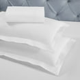thumbnail image 5 of Superior Brandon Embroidered Cotton Duvet Cover Set, Full/Queen, White/White, 5 of 11
