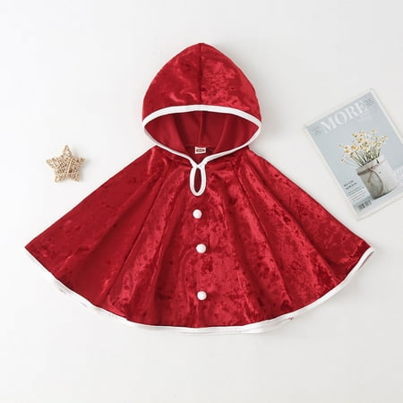 

Lanhui Toddlers Baby Grils Cute Button Windproof Thick Plush Fleece Warm Jacket