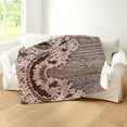 thumbnail image 5 of CafePress - Barn Wood Lace Western - Sherpa Fleece Throw Blanket 60" x 50", 5 of 5