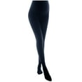 thumbnail image 3 of Maternity Thermal Tights, Women's Plus Size Fleece Lined Pregnancy Leggings, Thin Warm Support Tights for Everyday Comfort, Fall, Winter and Maternity Wear Navy2 One Size, 3 of 7