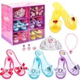 thumbnail image 2 of Fedio Girls Princess Dress Up Shoes Colección de juegos de rol Conjunto de zapatos con tia Fedio Fedio, 2 of 2