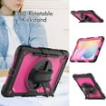 thumbnail image 3 of For Samsung Galaxy Tab S6 Lite 10.4 inch, 360 Rotating Shockproof Cover with Stand, Screen Protector, Shoulder Strap (SM-P610/P615/P613/P619), Rose PC, 3 of 7