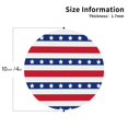 thumbnail image 3 of Disketp American Patriotic Stars And Stripes Funny Coasters,6 Pcs Leather Coasters With Holder, Perfect Housewarming Hostess Gifts,Protect Furniture From Water Marks Scratch And Damage, 3 of 9