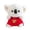 Red, variant on Cuddly Koala Companion Backpack Charms, Mini Stuffed Koala Bear Plushie Set for Bags and Keys, Colorful Animal Pendant Decoration Gift Set 5.9-inch Zebra