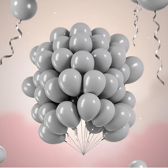 grey Balloon Garland Arch Kit, Latex Party Decoration Balloons for Birthday, Wedding, Anniversary and Event Decor