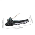 thumbnail image 7 of 1pc Handmade Ceramic Creative Frog Ornament Incense Stick Holder, Aromatherapy Home Decor Censer Tea Pet (Without Incense), 7 of 7