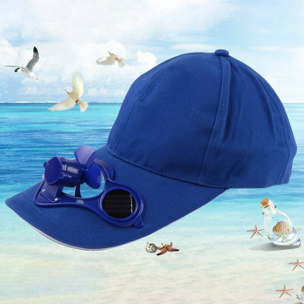 Solar Power Fan Cap Summer Unisex Outdoor Sports Baseball Caps Hats with Solar  Power Cooling Fan 