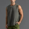 thumbnail image 2 of Gibobby Mens Workout Tank Tops Sleeveless Muscle Gym T Shirts Baseball Cut Off Raglan Sleeve Color Block Tees(XXL,Dark Gray), 2 of 6