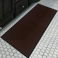 thumbnail image 6 of Ottomanson Utility Waterproof Non-Slip Rubberback Solid 2x5 Indoor/Outdoor Runner Rug, 2' x 5', Brown, 6 of 7