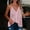 Pink, variant on Mefallenssiah Tank tops Fashion Casual Womens Solid Patchword Sequins V-Neck Crop Tanks top Ladies Camis Vest (Pink,S)
