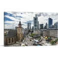 thumbnail image 1 of ARTCANVAS Frankfurt Germany Downtown Skyline Canvas Art Print - Size: 60" x 40" (0.75" Deep) (3-Piece), 1 of 9