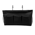 thumbnail image 4 of Bolsa organizadora de mesilla de noche para literas, con correas y ganchos. Fácil de usar. Negro, 4 of 9