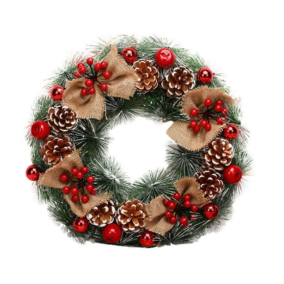 Door Wreath Christmas Decorations Christmas Wreaths Fall Berry Wreath Christmas Wreaths Pendant Holiday Home Christmas Wreaths for Front Door Front Door Christmas Wreaths