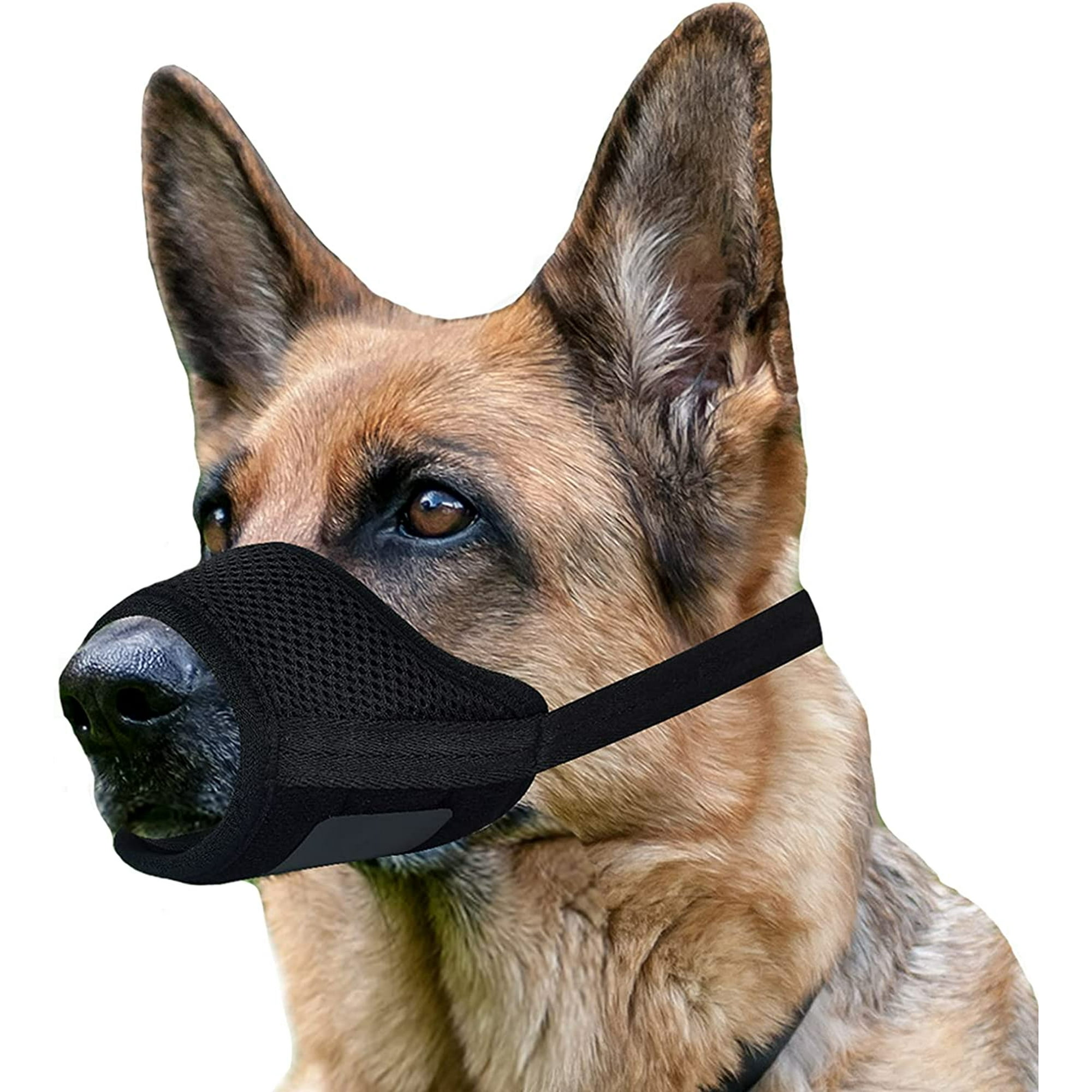 HSHDLDF Dog Muzzle for Medium Large Dogs Adjustable Dog Muzzle to Prevent Biting Barking Chewing Dog Muzzles with Breathable Mesh Allows Panting and Drinking L u2026 Walmart