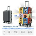 thumbnail image 4 of Picia funny dogs Luggage Protector Cover Thicken Suitcase Protector Cover Fit 18-32 Inch Luggage-X-Large, 4 of 7