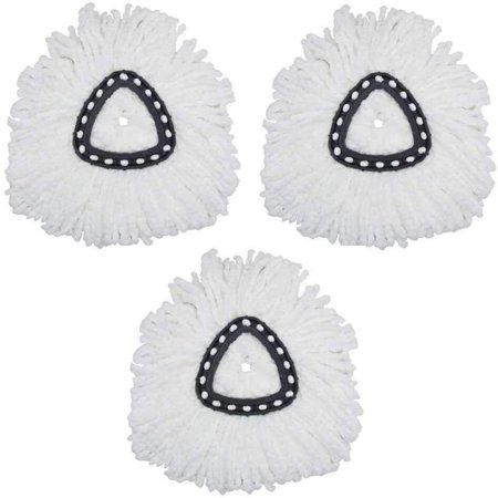 3x Replacement Microfiber Mop Head Easy Clean Wring Refill for O-Cedar Spin Mop