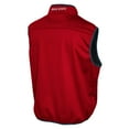 thumbnail image 3 of Men's Franchise Club Scarlet Ohio State Buckeyes Softshell Full-Zip Vest, 3 of 3