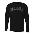 thumbnail image 2 of Wild Bobby GRANDPA Varsity Letters Men Long Sleeve Shirt, 2 of 6