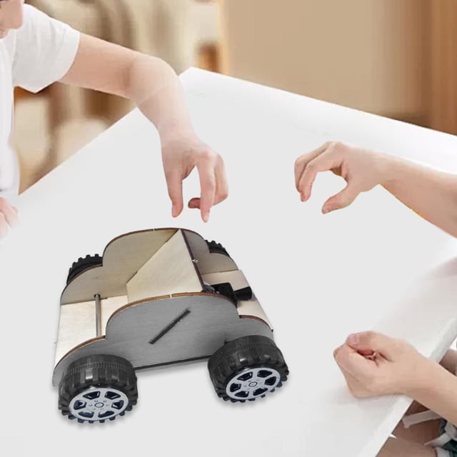 Kit de construcción de coches de madera para niños, juguete educativo, proyectos de construcción de madera, manualidades científicas educativas, kit