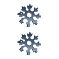 thumbnail image 3 of maskred 18-in-1 Snowflake Multi-tool tool Card Combination Compact Portable Outdoor spanner wrench Multifunction Camping Tool black 2Set, 3 of 6