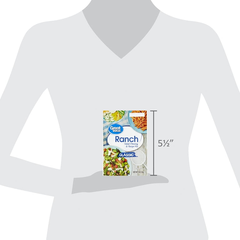 great value classic ranch salad dressing & recipe mix Great Value Classic Ranch Salad Dressing & Recipe Mix, 1 oz
