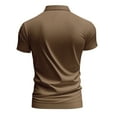 thumbnail image 5 of TKYCMSUAKI Mens T Shirts V Neck Short Sleeve Lapel T-Shirt Casual Solid Tennis Golf Shirt Summer Loose Fit Comfy Tee, 5 of 7