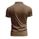 thumbnail image 5 of pstuiky camisetas para hombre, Camisa/top informal de color liso con solapa de moda de verano para hombre camisas casuales para hombre s, 5 of 7