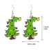 thumbnail image 3 of Árbol de Navidad Luces Pendientes de Madera Conjunto con Santa Claus Enano Muñeco de Nieve Colgantes, Aleación Acrílico Ligero Regalo de Fiesta para Mujeres, Niña, 3 of 4
