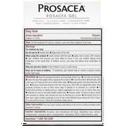Prosacea Gel for Rosacea Redness, Pimples, and Irritation, Sulphur 1x, 0.75 oz Tube