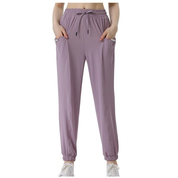 Women's Joggers Pants Athletic Running Sweatpants with Pockets Tapered Casual Drawstring Workout Pants